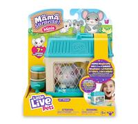 Little Live Pets Mama Surprise Minis Mouse Souris en Peluche avec Sons et mouvements, avec bébés, Animal interactif, Jouet pour garçons et Filles à partir de 5 Ans