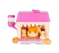 Little Live Pets Mama Surprise P'tits Hamsters, Prends Soin de la Maman Hamster dans Son clapier pour découvrir 2, 3 ou 4 bébés