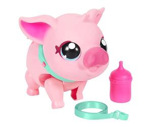 Little Live Pets - Mon Petit Cochon de Compagnie Piggly | Cochon interactif Doux Qui Marche, Danse et Fait des câlins. + de 25 Sons et réactions Piles fournies À partir de 4 Ans