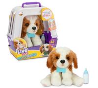 Little Live Pets My Really Real Puppy Patches Le Beagle | Peluche Interactive. 60 Sons et réactions. Fourrure Douce, Pattes lestées, Yeux Mobiles. 72 Versions. Caisse Deluxe. avec Piles. 4 Ans et +