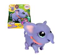 Little Live Pets My Walking Elefant, l'éléphant Animal de Compagnie Jouet, Marche et Danse au Rythme de la Musique, Sons et réactions, poupée en Peluche Interactive, +4 Ans, célèbre (LPK02000)