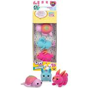 Little Live Pets NeeDees Jouet électronique interactif réactif au Toucher Portable à emporter Partout, réponds à Ses Besoins et gagne des Points, Plus de 50 Sons et réactions, Collectionne 13 NeeDees
