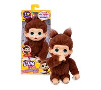 Little Live Pets Peluche Interactive My Baby Mini Monkey Brown Cherri