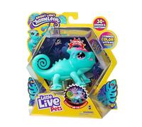 Little Live Pets - Sunny Le caméléon Lumineux, Jouet interactif Lumineux Multicolore, Plus de 30 Sons, Plus de 10 humeurs, Répète après toi, Détecte Les Sons (Piles incluses, à partir de 5 Ans) 26364