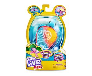 Little Live Pets Tortues Molonas Ripswirl, Animal interactif Qui nage dans l'eau et se déplace sur Terre comme Un Vrai Animal, Jouet pour garçons et Filles à partir de 5 Ans, célèbre (LPU08100)