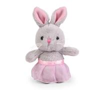 Little Living Nature Lapin Gris en Tutu - Peluche Cadeau pour Enfants, Jouet en Peluche Doux, Poupée Lapin Câline