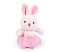 Little Living Nature Lapin Rose en Tutu - Peluche Cadeau pour Enfants, Jouet en Peluche Doux, Poupée Lapin Câline