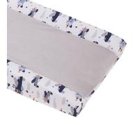 Little Love by NoJo Soar High Little One Housse pour matelas à langer Motif avions Gris/bleu marine/bleu clair