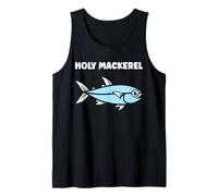 Little Mackerels Cute Fish Quote Simple Holy Mackerel Débardeur