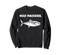 Little Mackerels Cute Fish Quote Simple Holy Mackerel Sweatshirt