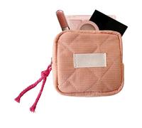 Little Makeup Bag | Girl Portable Lipstick Storage Bags - Square Checkered