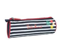 LITTLE MARCEL Trousse Ronde 1 Compartiment Bleu Marine/Blanc Enfant Bleu Marine
