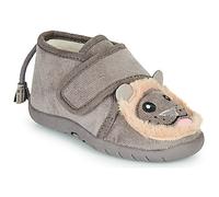 Chaussons enfant garcons Little Mary LIONVELCRO Gris 19