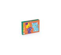 Djeco Jeu Little Match – Défausse rapide 2,5–5 ans, stimule la réflexion, cartes colorées étanches