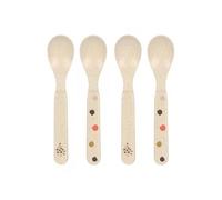 Little Mateys Lot De 4 Cuillères Bébé Orange Épicée De Lässig