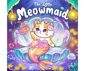 Little Meowmaid: Magical and Cute Coloring Book Featuring Cute Cat Mermaids in Fantasy World for Adults and Teens | Stress Relief and Relaxation