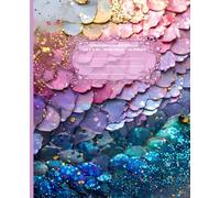 LITTLE MERMAID Radiant in Rainbow *COMPOSITION NOTEBOOK JOURNAL DIARY ART SKETCH BOOK Princess Girl Teen GIFT: WIDE RULE LINED PAPER֍SCHOOL OFFICE ... High School College Ivy League University