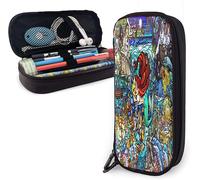 Little Mermaid Story Trousse De Maquillage Portable Avec Fermeture Éclair Et Pochette Intérieure Lavable Et Imperméable Pour Femme