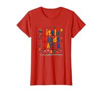Little Minds Matter - Cadeau de Reconnaissance pour Enseignants de garderie T-Shirt, Femme, Rouge, XXL