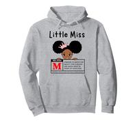 Little Miss Black Girl Magic Melanin M Avertissement Cute Girls Sweat à Capuche
