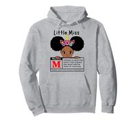 Little Miss Black Girl Magic Melanin M Avertissement Cute Girls Sweat à Capuche