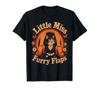 Little Miss Fourrure Rabats Smoking Amoureux des Chats T-Shirt