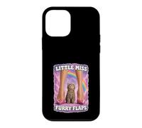Little Miss Furry Flaps Chaton Chat Lover Funny Coque pour iPhone 12 Mini