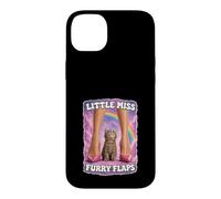 Little Miss Furry Flaps Chaton Chat Lover Funny Coque pour iPhone 14 Plus