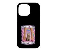 Little Miss Furry Flaps Chaton Chat Lover Funny Coque pour iPhone 14 Pro Max