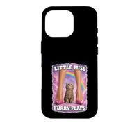 Little Miss Furry Flaps Chaton Chat Lover Funny Coque pour iPhone 16 Pro
