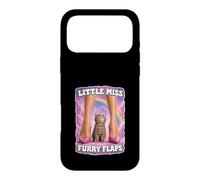 Little Miss Furry Flaps Chaton Chat Lover Funny Coque pour iPhone 17 Pro Max