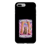 Little Miss Furry Flaps Chaton Chat Lover Funny Coque pour iPhone 7 Plus/8 Plus