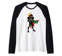 Little Miss Juneteenth Princesse Melanin Girl Noir Girls Fun Manche Raglan