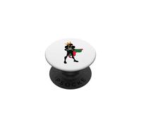 Little Miss Juneteenth Princesse Melanin Girl Noir Girls Fun PopSockets PopGrip Adhésif
