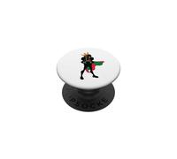 Little Miss Juneteenth Princesse Melanin Girl Noir Girls Fun PopSockets PopGrip Adhésif