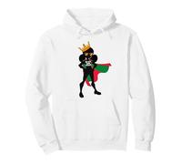 Little Miss Juneteenth Princesse Melanin Girl Noir Girls Fun Sweat à Capuche
