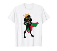 Little Miss Juneteenth Princesse Melanin Girl Noir Girls Fun T-Shirt