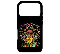 Little Miss Juneteenth, Princesse Noire de la Journée de la liberté Africaine Coque pour iPhone 17 Pro