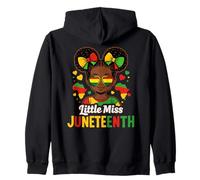 Little Miss Juneteenth, Princesse Noire de la Journée de la liberté Africaine Sweat à Capuche