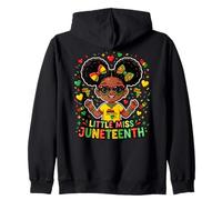 Little Miss Juneteenth, Princesse Noire de la Journée de la liberté Africaine Sweat à Capuche