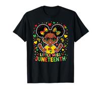 Little Miss Juneteenth, Princesse Noire de la Journée de la liberté Africaine T-Shirt