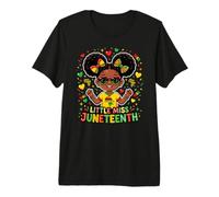 Little Miss Juneteenth, Princesse Noire de la Journée de la liberté Africaine T-Shirt Haut de Gamme
