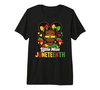 Little Miss Juneteenth, Princesse Noire de la Journée de la liberté Africaine T-Shirt Haut de Gamme