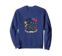Little Miss Kindergarten K-Day Cadeau d'école Amusant Sweatshirt, Unisexe pour Adultes, Bleu Marine, S