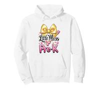 Little Miss Pre K Crayon Noeud pour Fille Premier Jour de PRE-K Sweat à Capuche