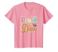 Little Miss Pre-K Diva | Princesse préscolaire T-Shirt, Enfant, Rose, 4 Ans
