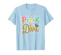 Little Miss Pre-K Diva | Princesse préscolaire T-Shirt, Homme, Bleu Céleste, XL