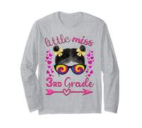 Little Miss Troisième année pour Fille Retour à l'école 3e année Manche Longue