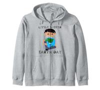 Little Mister Earth Day Boy Funny World Planet Fun Boys Son Sweat à Capuche