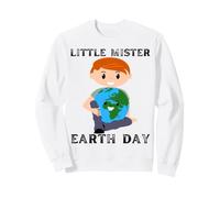Little Mister Earth Day Boy Funny World Planet Fun Boys Son Sweatshirt